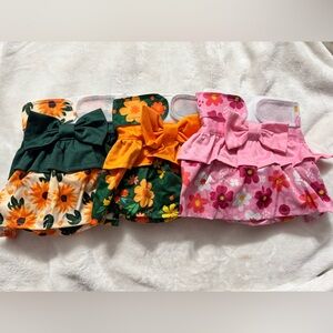 DONO 3 Pack Fashion Dog Diapers - Medium